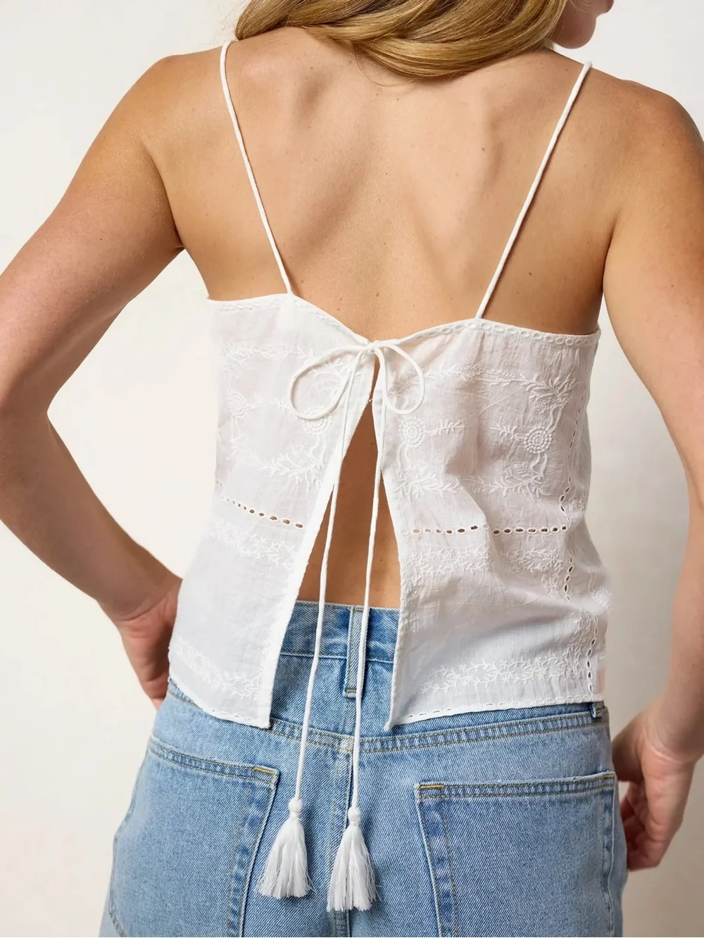 Natural Life Ada Cotton Top White XS NEW WITH TAGS NWT